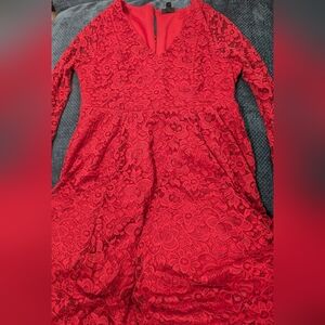 Torrid red dress (With pockets!!)